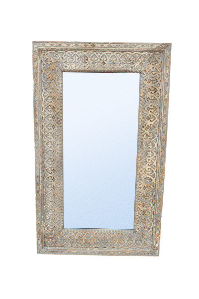 Ancien cadre de devanture - miroir. Inde