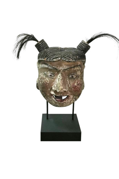 Ancienne tête de marionnette. Birmanie
