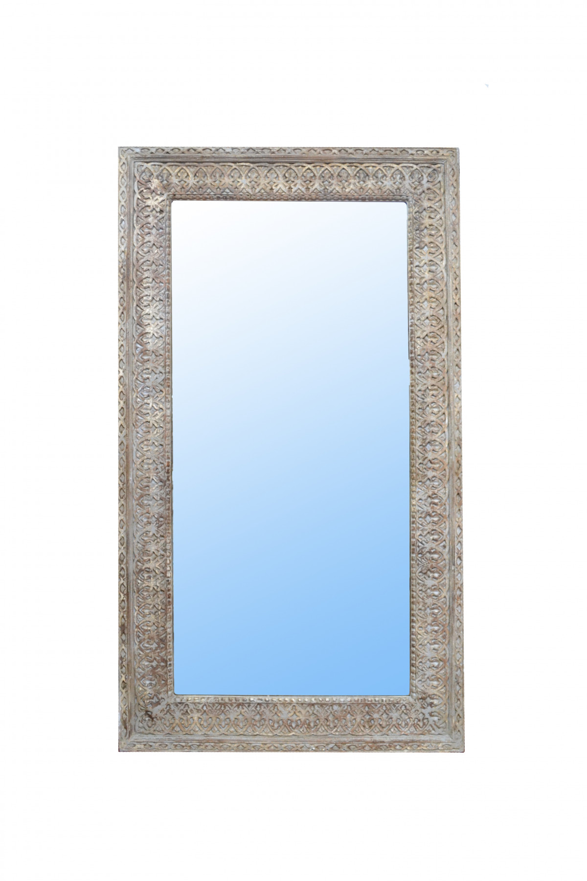 Grand miroir en bois sculpté 1