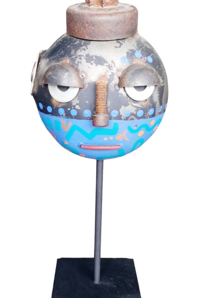 Iron mask from Prakit Seehawong. Thailand