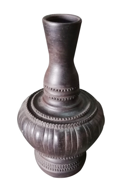 old water pot in terra cotta. Burma
