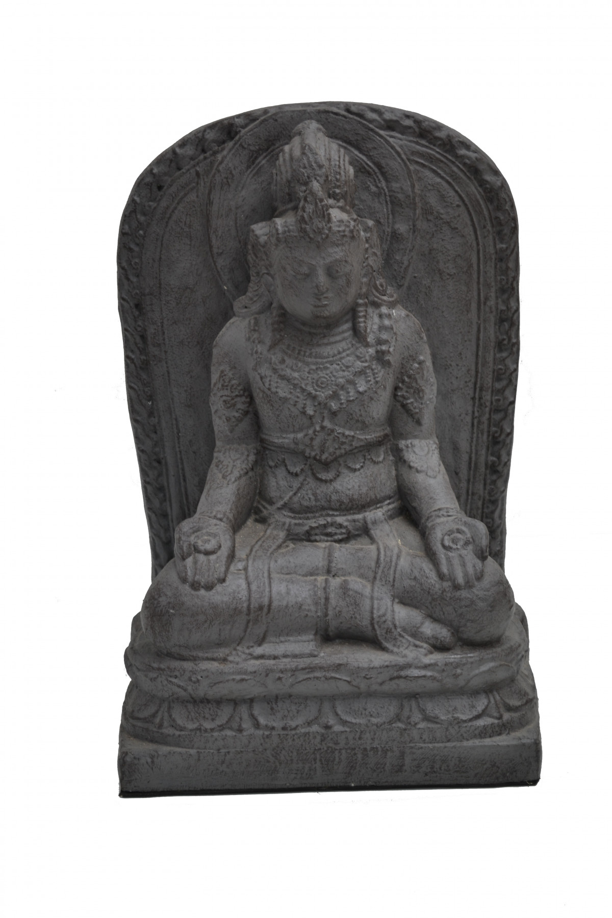 Panneau de Vishnu en pierre de lave reconstitué