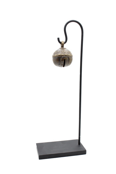Petite cloche en bronze sur socle. Thailande 