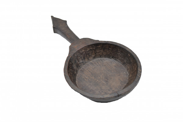 Ancien récipient en bois du Sud de l'Inde.