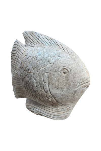 Poisson en pierre de Lave. Indonésie