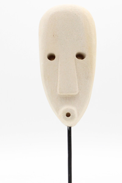 Timor Stone Mask – Ethnic Decorative Object